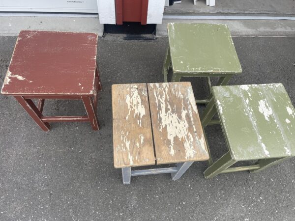 Rustik pall - sängbord - sidobord- vintage - Bild 2