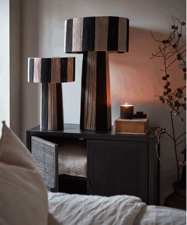 Kuddfodral Cone beige 110x40 - Bild 2